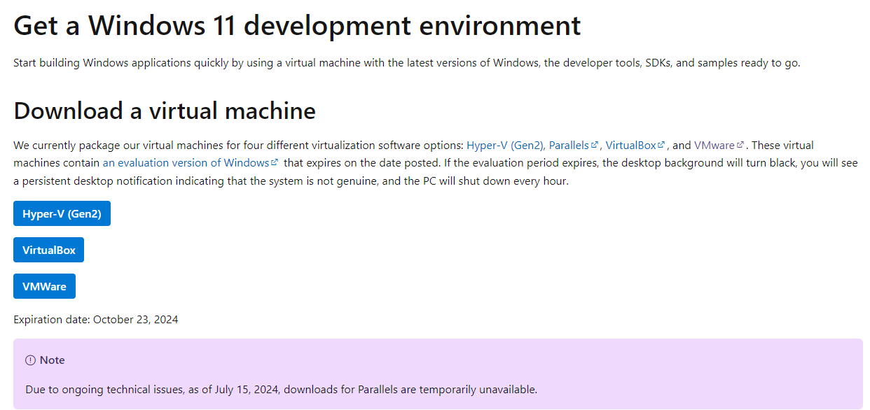 Windows VM Setup Screenshot