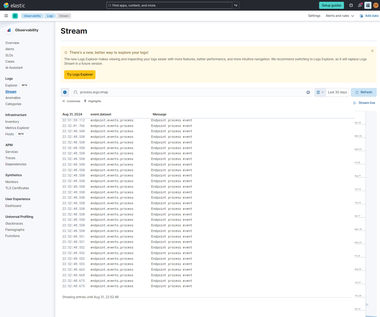Elastic Agent Configuration Screenshot
